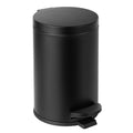 Cesun 1.2 Gallons Small Black Trash Can, Bathroom Garbage Can by Cesun