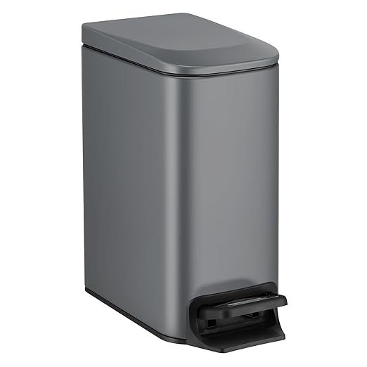 TIPGO Slim Bathroom Trash Can by TIPGO