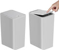TIPGO Bathroom Trash Can with Lid, 10 Liter/ 2.6 Gallon Slim Garbage Can by TIPGO