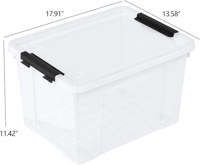 35 Quart Latching Storage Box - Image 2