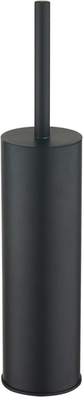 Toilet Brush and Holder Set Black Stainless Steel, 304 Heavy Duty Round Toilet by Unknown