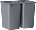 ROOMTEC Lightweight and Durable Slim Trash Can, 35QT Kitchen Trash Can by ROOMTEC