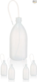 4pcs of Economy Wash Bottles, Vol.1000ml, Narrow-Mouth Squeeze Bottles Bottles by LABINVO