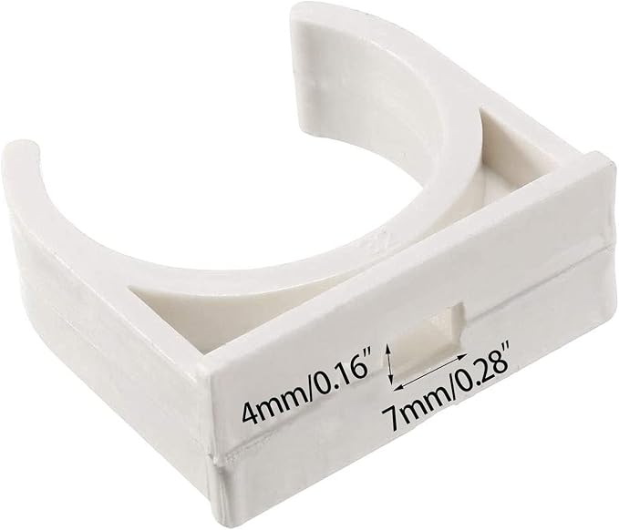 30 Pcs U-Shaped PVC Water 32mm Pipe Clamps Clips, U-Shaped Buckles Fit - Image 4