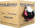 PRO SOURCE Low Lint Reclaimed Cotton Polo Shop Rags, Washable Reusable by PROSOURCE