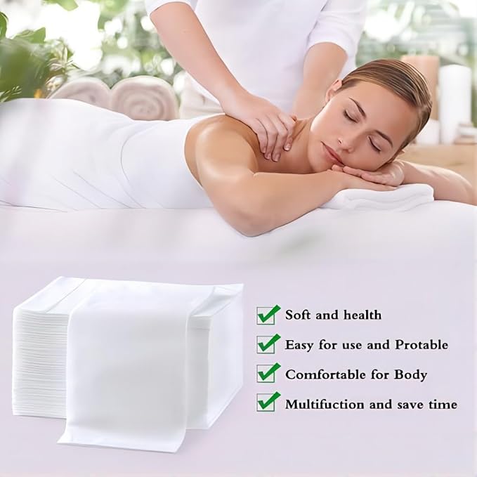 50Pcs Disposable Massage Table Sheets 31.5" x 71" Non-Woven Fabric Bed Covers - Image 4