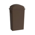 23 Gallon Brown Slim Jim Trash Can by Krollen+Industrial