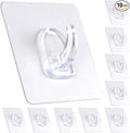 Adhesive Hooks, Heavy Duty Utility Hooks 20 lb Waterproof and Oilproof Removable by PEYZCNOK