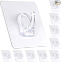 Adhesive Hooks, Heavy Duty Utility Hooks 20 lb Waterproof and Oilproof Removable by PEYZCNOK