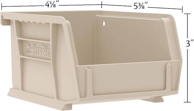 Akro-Mils 30210 AkroBins Plastic Storage Bins, Space-Saving Stackable Bins - Image 5