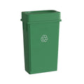 23 Gallon Green Recycle Slim Jim Trash Can by Krollen+Industrial
