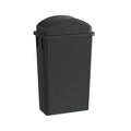 23 Gallon Black Slim Jim Trash Can by Krollen+Industrial