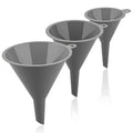 3Piece Plastic Kitchen Funnel Set, Small Medium Large Round Food Funnel by Unknown