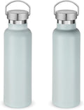 Neihepal 20 oz Insulated Water Bottles Bulk 2 Pack, Stainless Steel Double Wall by Neihepal