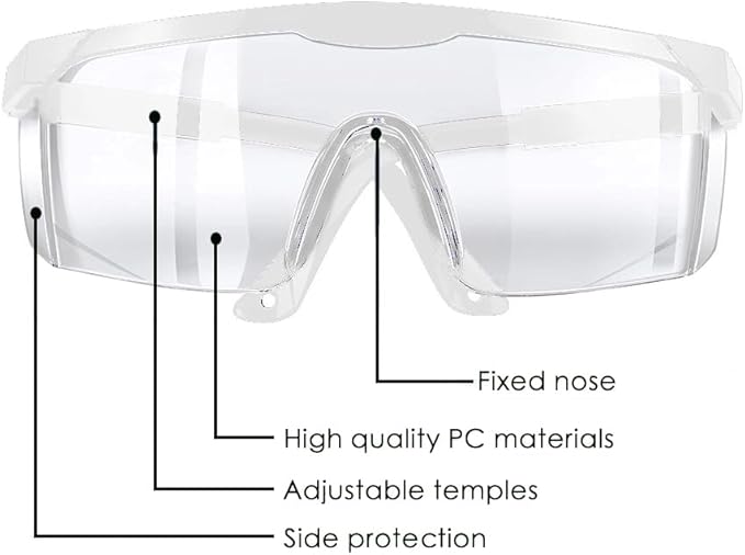 Safety Glasses, Lightweight Fog-Proof Safety Goggles - Image 3