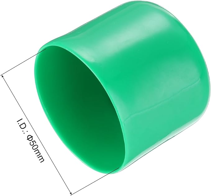 uxcell 20pcs Rubber End Caps 50mm ID Vinyl PVC Round Tube Bolt Cap Cover Screw - Image 3