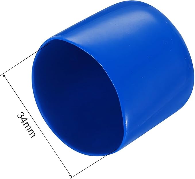 uxcell 20pcs Rubber End Caps 34mm ID Vinyl PVC Round Tube Bolt Cap Cover Screw - Image 3