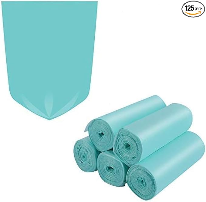 1.2 Gallon Biodegradable Trash Bags Small Trash Bags Unscented Garbage Bags by Inwaysin