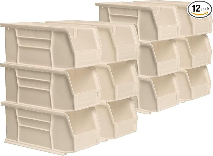 Akro-Mils 30230 AkroBins Plastic Storage Bins, Space-Saving Stackable Bins by Akro-Mils