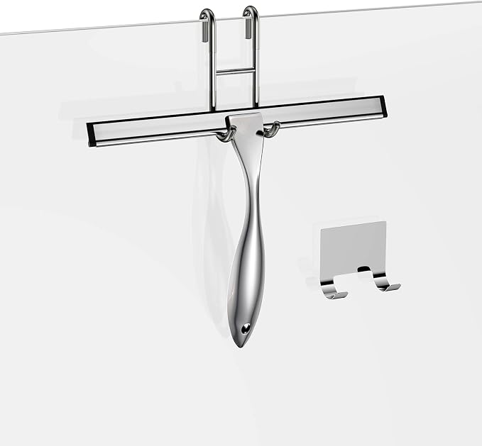 Shower Squeegee and Window Squeegee, Stainless Steel, 100% Streak-Free by SSTOOHL