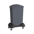 23 Gallon Gray Slim Jim Trash Can by Krollen+Industrial