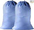 2 Pack - Extra Large Cotton Laundry Bag, Heavy Duty Large Laundry Bags 24 x 36 by QUBA+LINEN