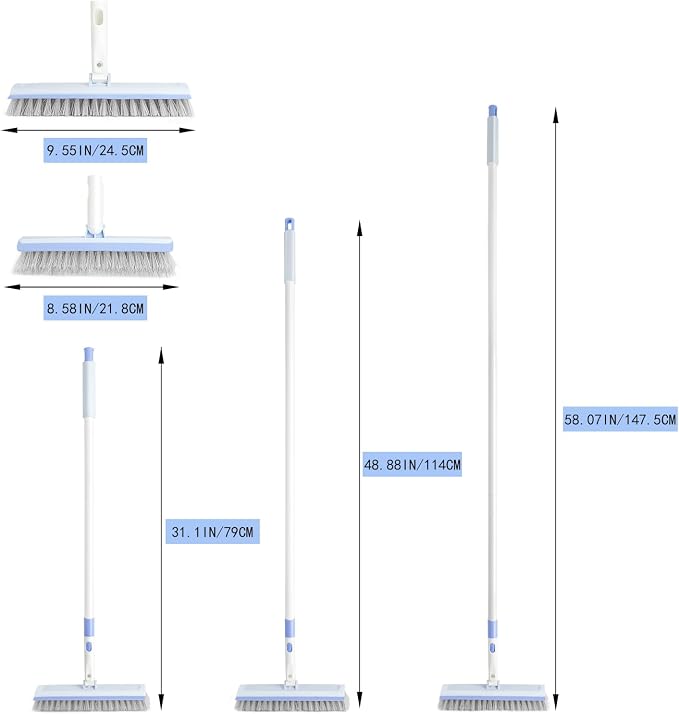 Floor Scrub Brush and V-Shape Grout Brush - Image 3