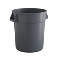 20 Gallon Gray Round Commercial Trash Can by Krollen+Industrial