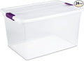 Sterilite 24-Pack 66 Quart ClearView Latch Box, Stackable Organizer Bins by Sterilite