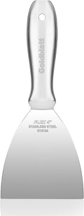 Goldblatt 4" Putty Knife, One-Piece Paint Scraper Tool, All Stainless Steel by GoldblattUSA