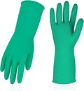 Vgo... 1-Pair Reusable Household Gloves, Rubber Dishwashing gloves, Extra by Vgo