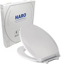 HARO | ELONGATED Toilet Seat | Slow-Close-Seat | Heavy-Duty up to 550 lbs by HARO