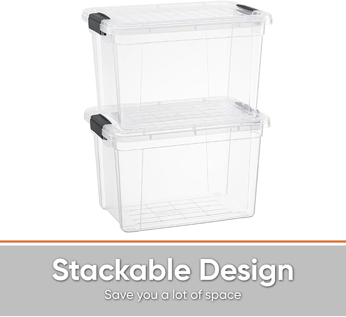 Superio Clear Storage Bins - Image 5