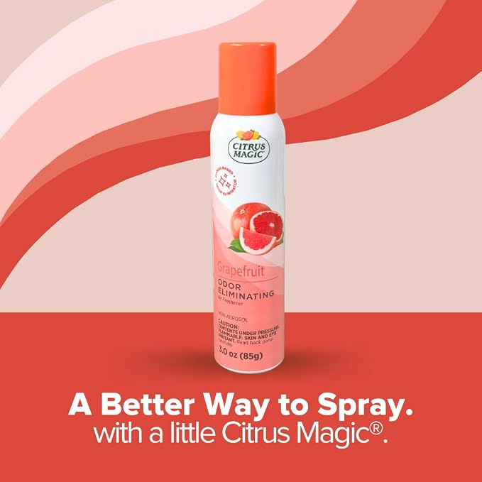 Citrus Magic Odor Eliminating Air Freshener Spray, Grapefruit - Image 4