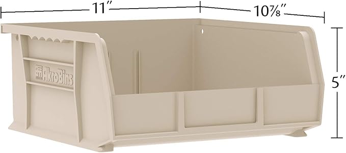 Akro-Mils 30235 AkroBins Plastic Storage Bins, Space-Saving Stackable Bins - Image 2