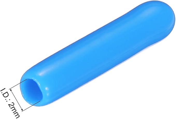 uxcell 20pcs Rubber End Caps 2mm ID Vinyl PVC Round Tube Bolt Cap Cover Screw - Image 3