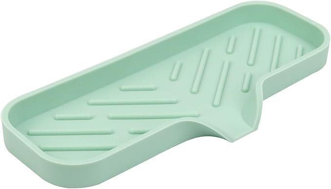 YASMEN Silicone Bathroom Soap Dishes, Sink Sponge Holder by YASMEN