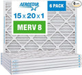 Aerostar 15x20x1 MERV 8-6 Count by AirFiltersDelivered