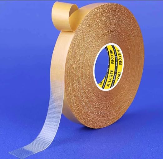Double Sided Tape Heavy Duty, 0.59" x 66FT, Universal High Tack Strong Wall by MILEQEE