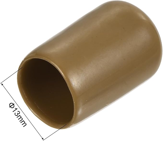 uxcell 20pcs Rubber End Caps 13mm ID Vinyl PVC Round Tube Bolt Cap Cover Screw - Image 3