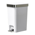 Small Bathroom Trash Can with Lid Soft Close, 10 Liter/2.6 Gallon Slim Garbage by Onlcuk
