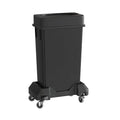 23 Gallon Black Slim Jim Trash Can by Krollen+Industrial