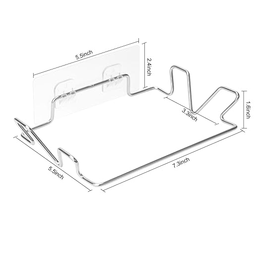 2 Pcs Stainless Steel Trash Bag Holder - Image 3
