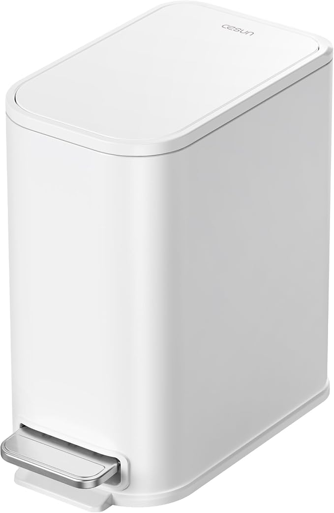 Cesun Small Bathroom Trash Can by Cesun