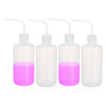 4 pcs of Plastic Squeeze Bottles, Lab Wash Bottle Squeeze Vol.1000ml 33.8oz by LabvidaScientificCoLtd