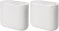 iDesign Small Oval Plastic Bathroom Trash Cans by iDesign