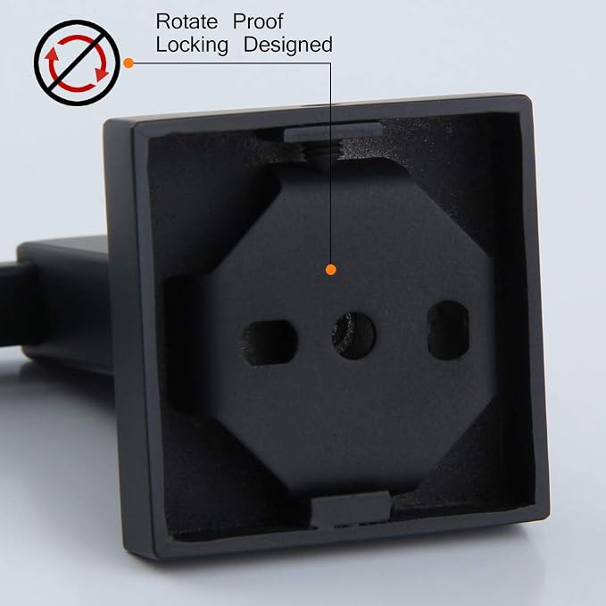 Matte Black Toilet Paper Holder SUS 304 Stainless Steel Wall Mounted Toilet - Image 5
