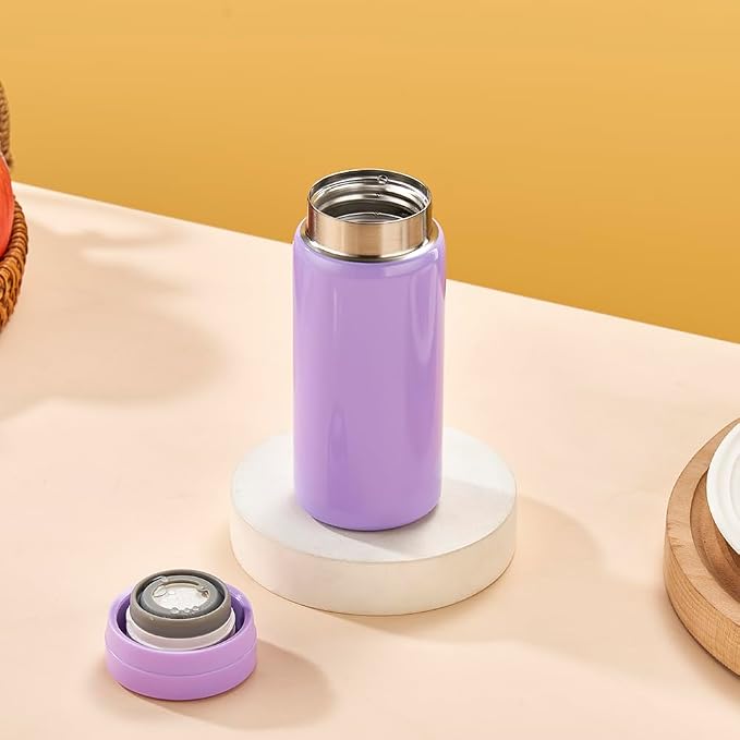 Mini Thermos Cute Water Bottle - 7 oz Tiny Insulated Vacuum 18/10 Stainless - Image 4