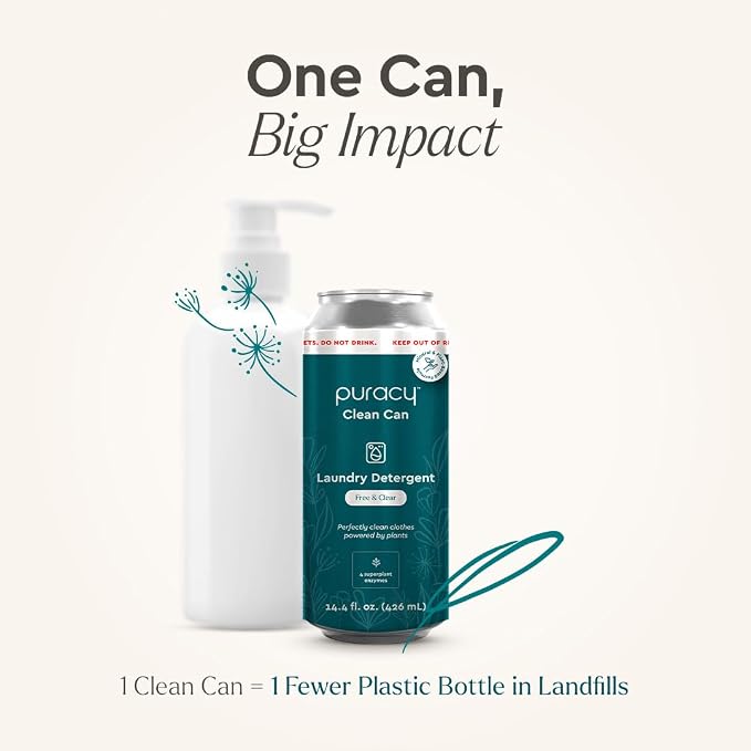 Puracy Liquid Laundry Detergent Clean Can Starter Set - Image 3