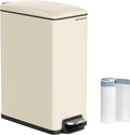 SONGMICS Slim Trash Can, 13-Gallon Garbage Can by SONGMICSbySONGMICSHOME